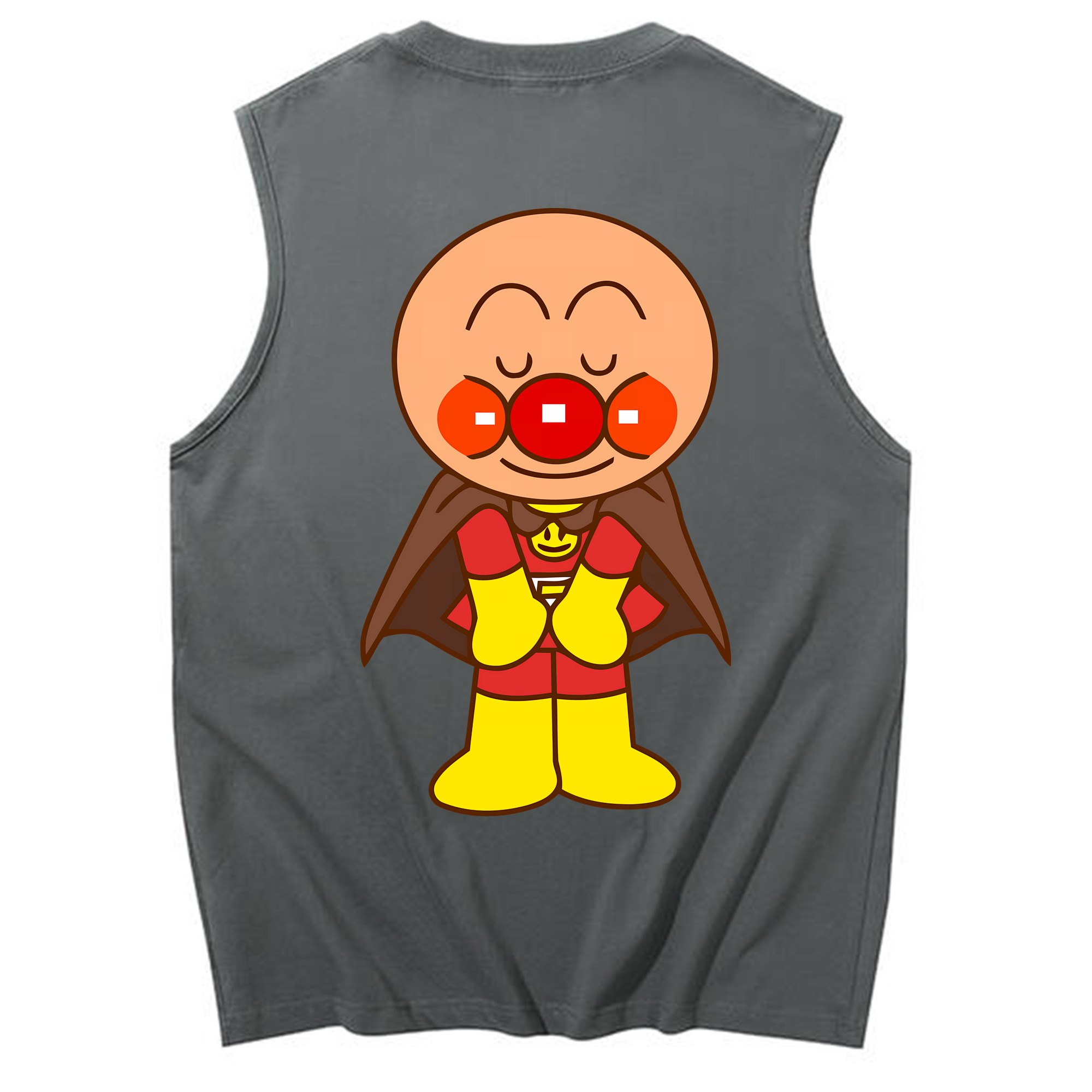 （画像用） アンパンマン Anpanman コットン100％タンクトップ（背面プリント）